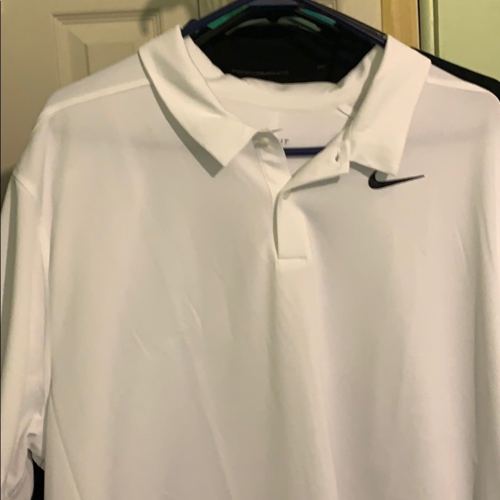 Nike White DRI-Fit Shirt